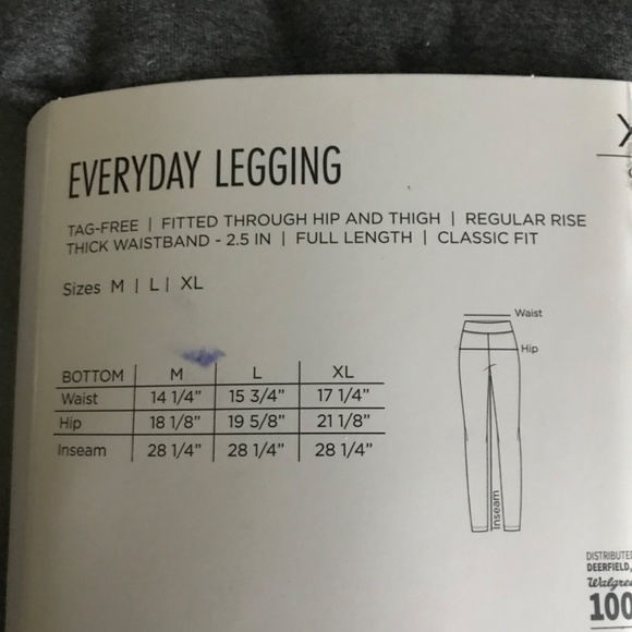 West Loop Everyday Legging XL Grey New - Picture 11 of 14